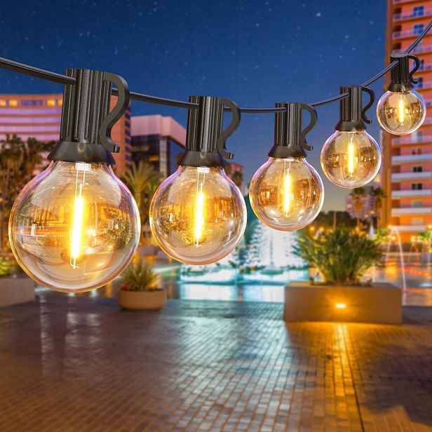 Řetěz Venkovní Lampy Solární Osvětlení Koule 30+1 Led 18 M