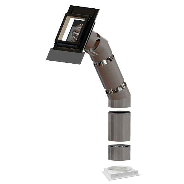 Světlovod pro šikmou střechu SUNIZER SQUARE průměr 730 mm