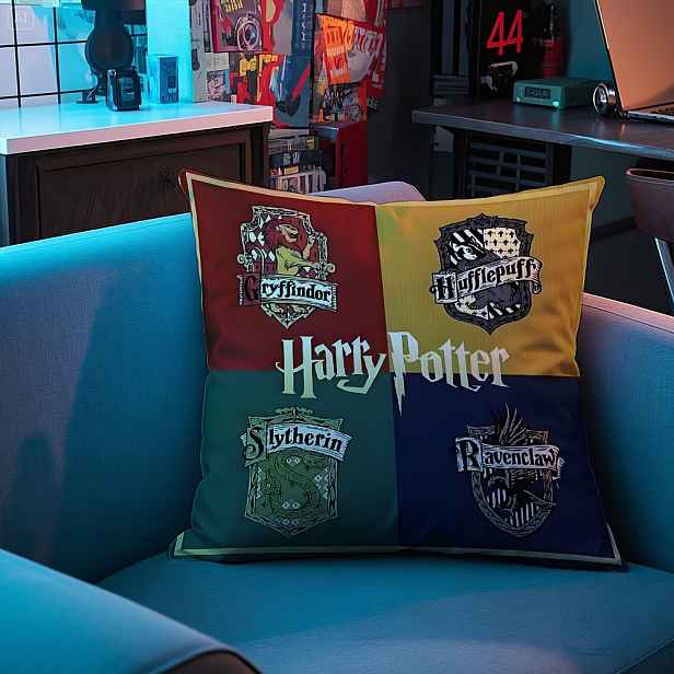 TEMU 1 ks Autorizované povlaky na polštář Bros. Harry Potter & Hermione , 17.72X17.72 palců, vhodné na pohovku, pohodlné do kina i na , pro rodinu,