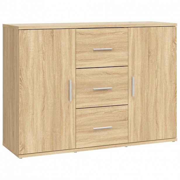 vidaXL Příborník dub sonoma 91 x 29,5 x 65 cm kompozitní dřevo