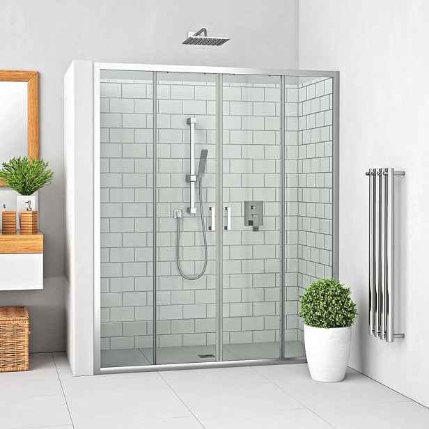 Sprchové dveře 140x190 cm Roth Lega Line chrom lesklý 574-1400000-00-02