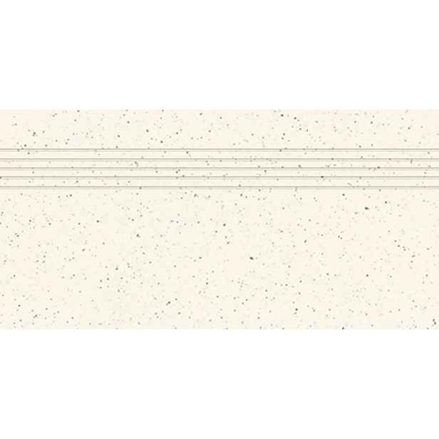 Schodovka Rako Taurus Granit bílá 30x60 cm mat TCPSE060.1