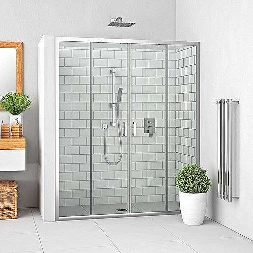 Sprchové dveře 140x190 cm Roth Lega Line chrom lesklý 574-1400000-00-02