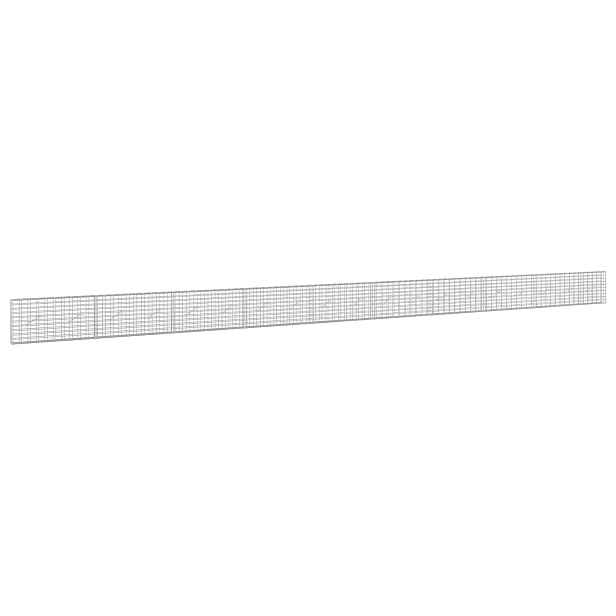 vidaXL Gabion s drátem 3,5 mm a síťkou 5x10 cm 950x10x50 cm