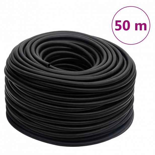 vidaXL Hybridní vzduchová hadice černá 0,6" 50 m pryž a PVC