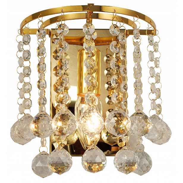 Luxusní nástěnné svítidlo s krystaly odrážejícími světlo London Crystal schody