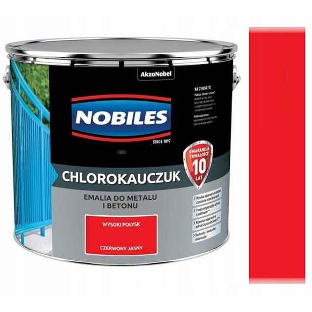 Nobiles Chlorkaučuk Smalt 10L Červený Světlý