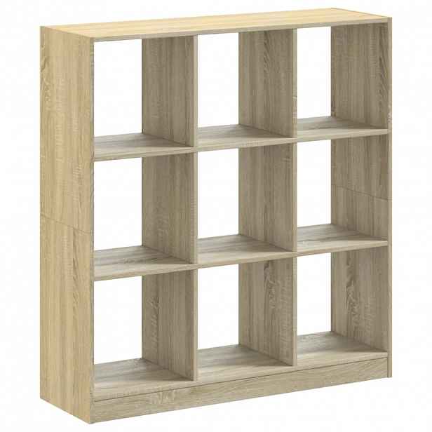 vidaXL Knihovna dub sonoma 102 x 32 x 108 cm kompozitní dřevo