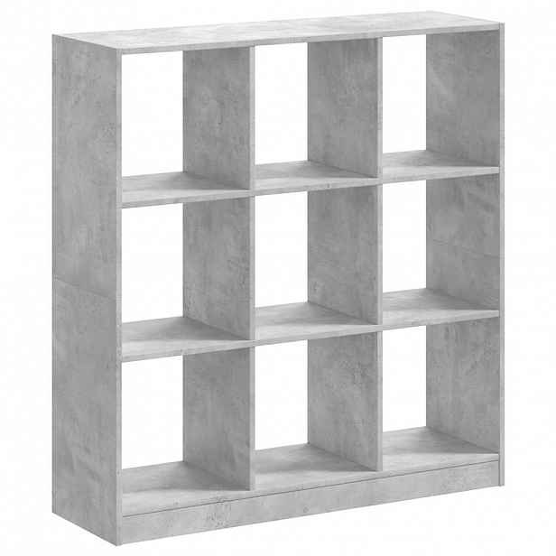 vidaXL Knihovna betonově šedá 102 x 32 x 108 cm kompozitní dřevo