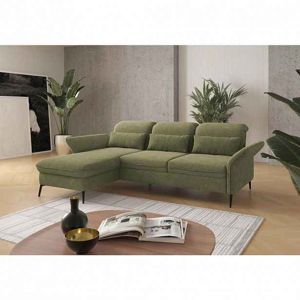 Sit & More ROHOVÁ SEDAČKA, textil, světle zelená