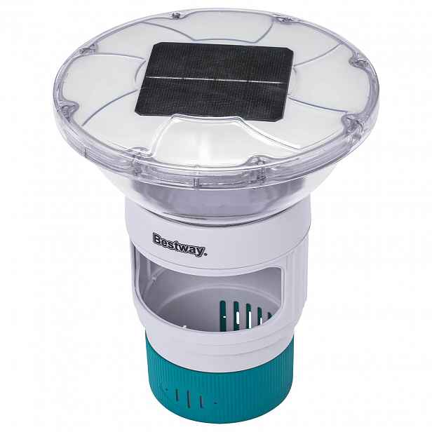 Bestway Plovoucí solární světlo s LED pásky Bílá Ø 7,6 cm PC a ABS