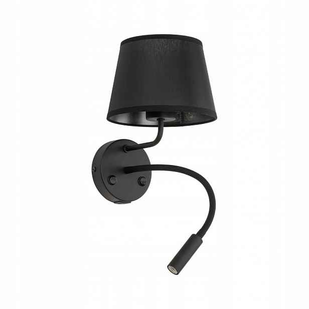 Nástěnné svítidlo na čtení s Usb Maja Black 10203 Tk Lighting