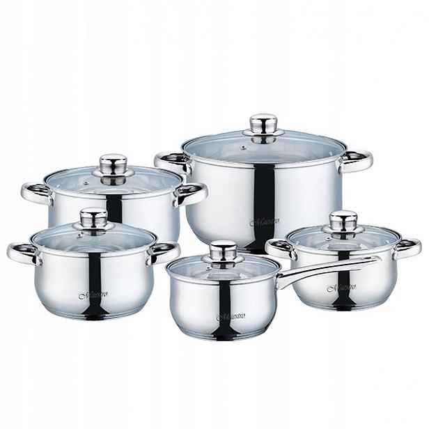 Sada hrnců Maestro 10 dílů 1,5 l, 1,5 l, 2,0 l, 3,0 l, 5,0 l) MR-202