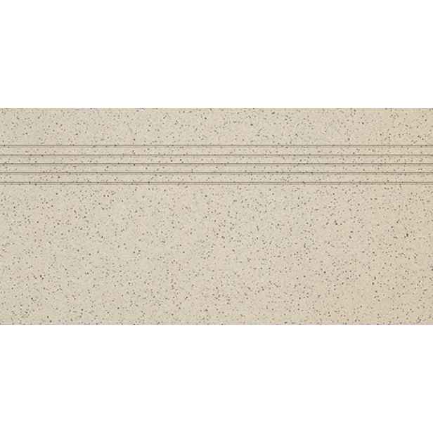 Schodovka Rako Taurus Granit tmavě béžová 30x60 cm mat TCPSE061.1