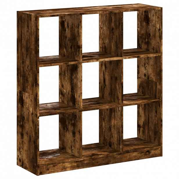vidaXL Knihovna kouřový dub 102 x 32 x 108 cm kompozitní dřevo