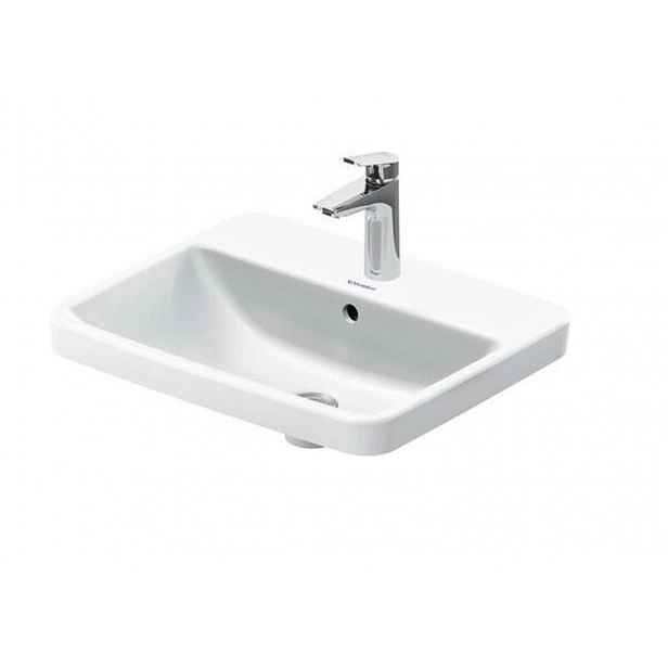 Duravit Duravit No.1 - Umyvadlo 55x44 cm, s přepadem, otvor pro baterii, bílá 03555500272