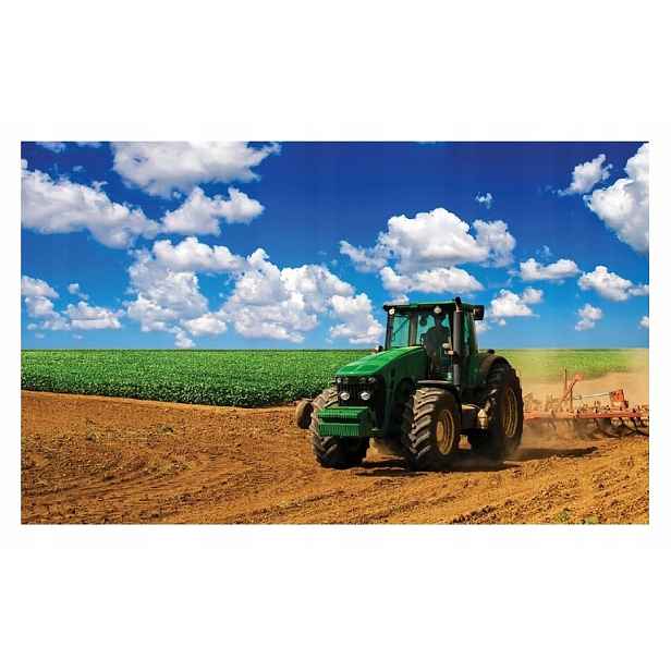 Fototapeta Traktor Krajina XXL 416x254