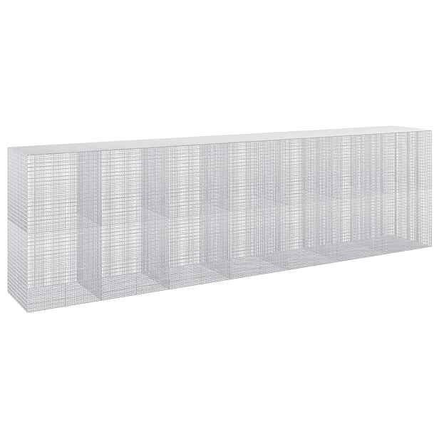 vidaXL Gabion s drátem 3,5 mm a sítem 5x2,5 cm 700x100x200 cm