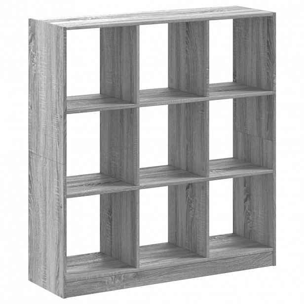 vidaXL Knihovna šedá sonoma 102 x 32 x 108 cm kompozitní dřevo