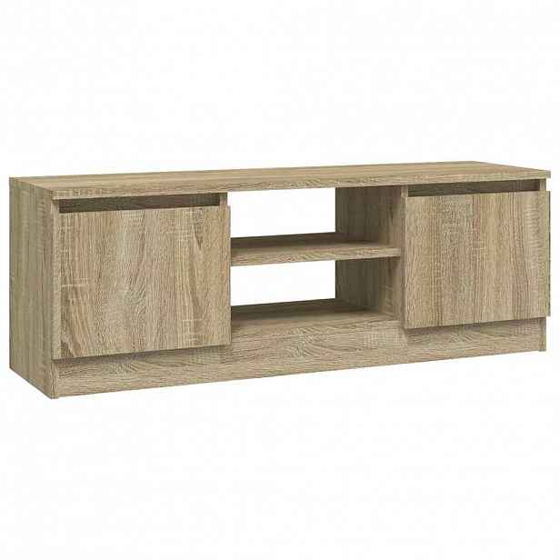 vidaXL TV skříňka s dvířky dub sonoma 102 x 30 x 36 cm