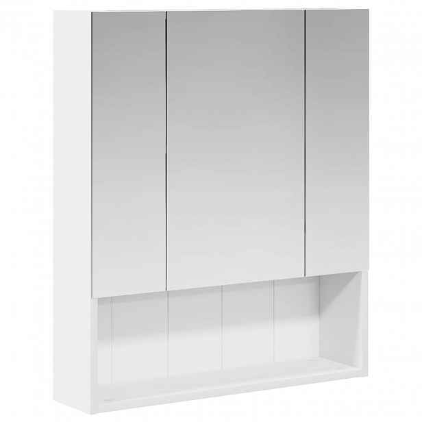 vidaXL Koupelnová zrcadlová skříň Bílá 60 x 14.5 x 70 cm