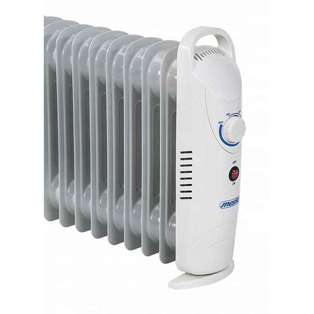 Elektrický Olejový Radiátor 1200W Oleják 11 Žeber XL Termostat Regulace