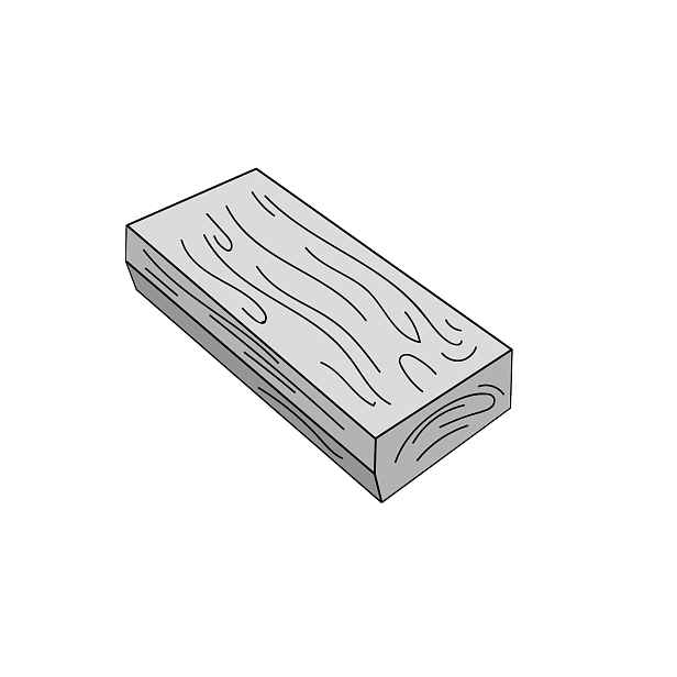 Lem bazénový průběžný PRESBETON BARK reliéfní hnědý 250×595×50 mm