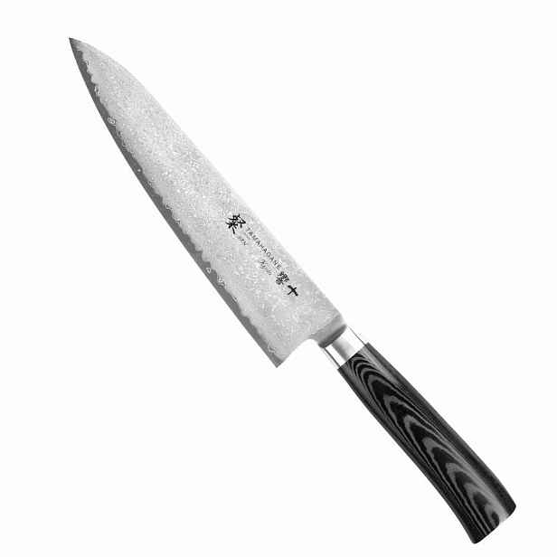 Nůž šéfkuchaře Gyuto Tamahagane San Kyoto 21 cm VG-5 damascénský