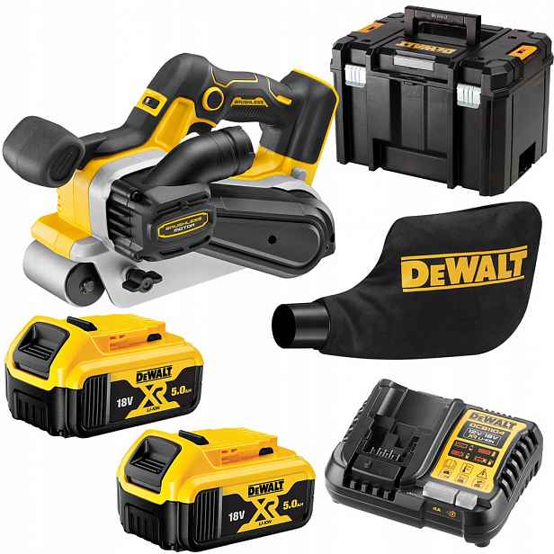 Pásová bruska 75x533 mm 2x5 Ah DeWALT DCW220P2