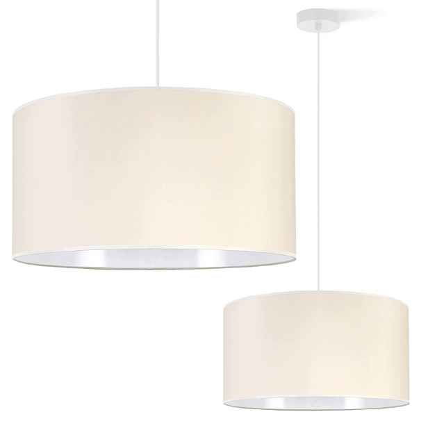 Závěsná Stropní Lampa Gyrndol S Krémovým Stínidlem Do Obývacího Pokoje Ložnice Kuchyně