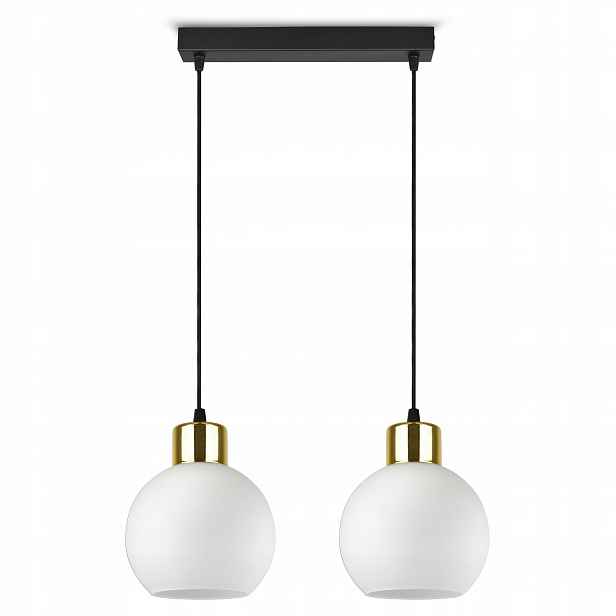 Závěsná lampa Lustr Skleněné Mléčné koule Led