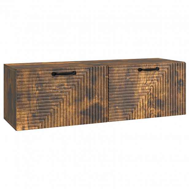 vidaXL Nástěnná TV skříň Kouřový dub 98 x 31 x 30 cm Kompozitní dřevo
