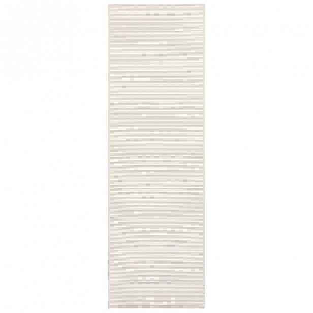 Bílý běhoun BT Carpet Nature, 80 x 150 cm