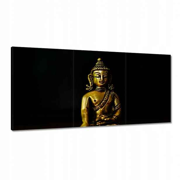 Obrazy 120x60 Zlatý Buddha Zlato