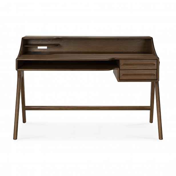 Pracovní stůl Flow – teak wild brown - Ethnicraft