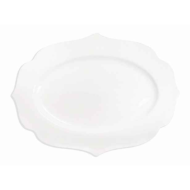 Tác z kostního porcelánu 25x35 cm Queen – Brandani