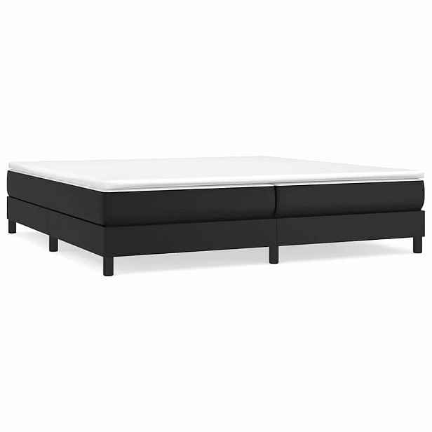 vidaXL Rám postele s boxspringem černá 200 x 200 cm umělá kůže