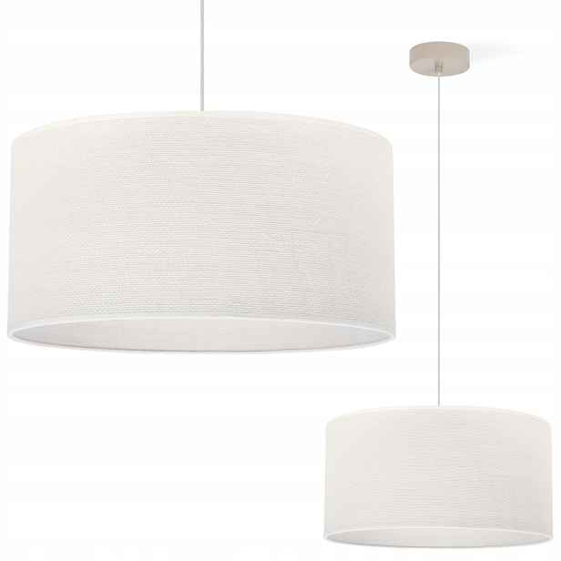 Závěsná Stropní Lampa Lustr Stínidlo Juta Boho Ecru Japandi Do Ložnice