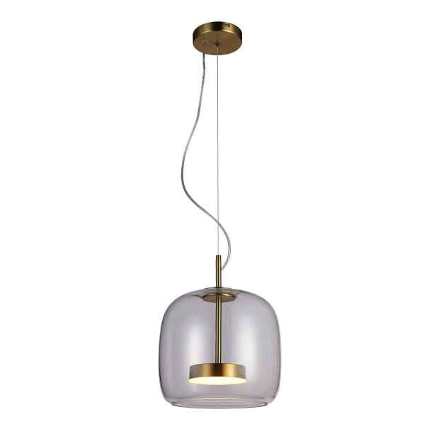 Moderní závěsná lampa Caste Zlatý Kov Led 3000K Regulace Italux