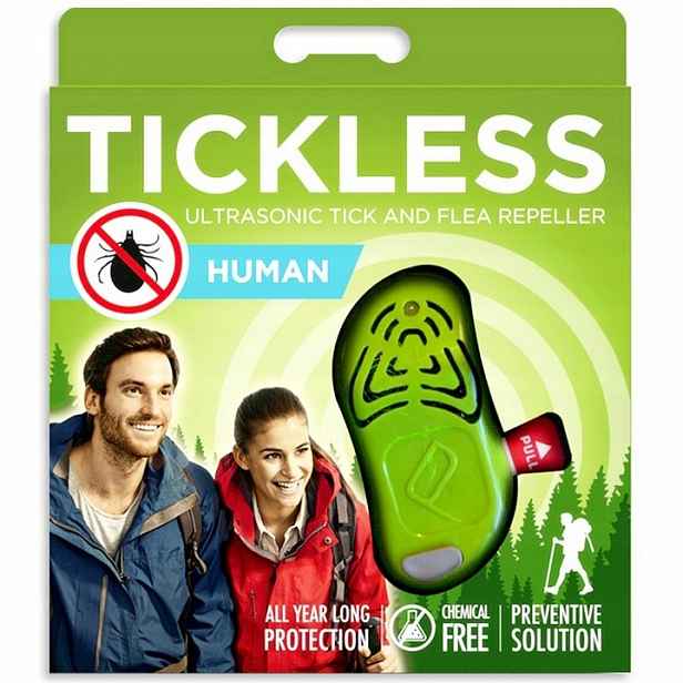 Ochrana Proti Klíšťatům Pro LIDI Tickless Human Ultra Zelený
