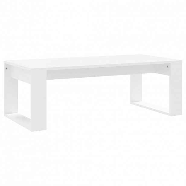 vidaXL Konferenční stolek bílý 102 x 50 x 35 cm kompozitní dřevo