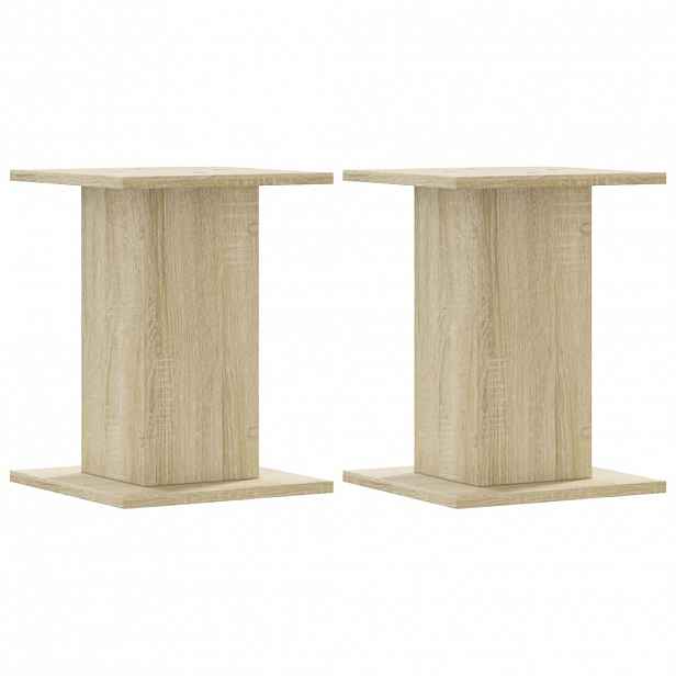 vidaXL Stojany na rostliny 2 ks dub sonoma 30 x 30 x 40 cm kompozit