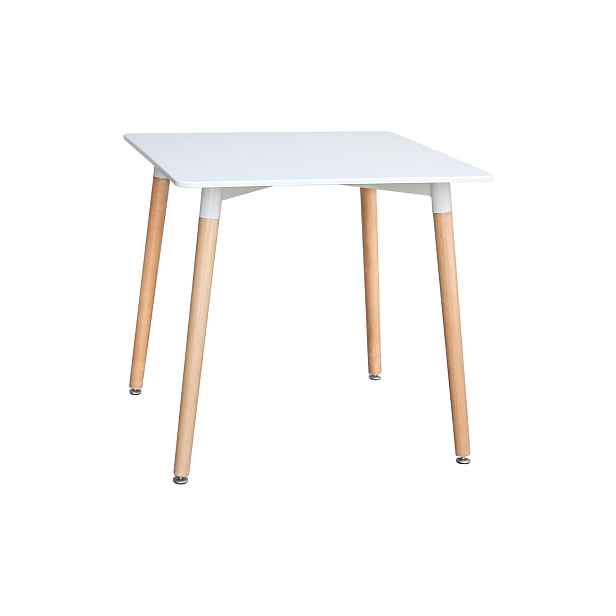 Jídelní stůl 80x80 ONE bílý