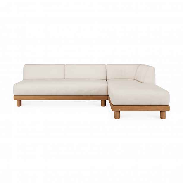 Modulární sedací souprava Monocle do exteriéru – 2 sedáky + daybed L arm - Ethnicraft