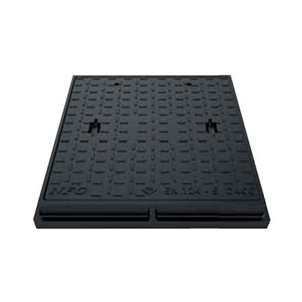 Poklop kompozitní MEA 400×400 mm B125 uzamykatelný