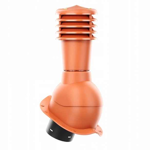 Větrací komín Smartline profil N fi 125 mm, nezateplený, cihlový