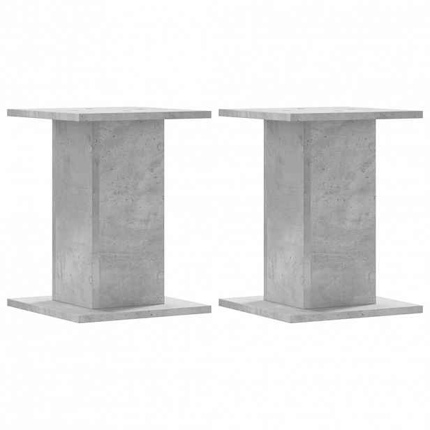 vidaXL Stojany na rostliny 2 ks betonově šedé 30 x 30 x 40 cm kompozit
