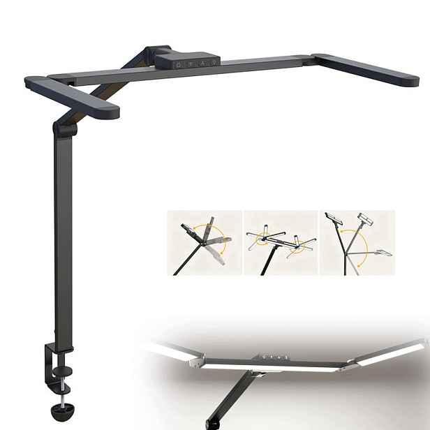 Led Kreslicí Lampa Na Stůl Bezstínová Stolní Lampa Pro Pracovní Desku Dálkový Ovladač