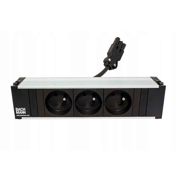 Bachmann Systém Coni, box pro 3 moduly, 3x zásuvka Cz (333.0500)