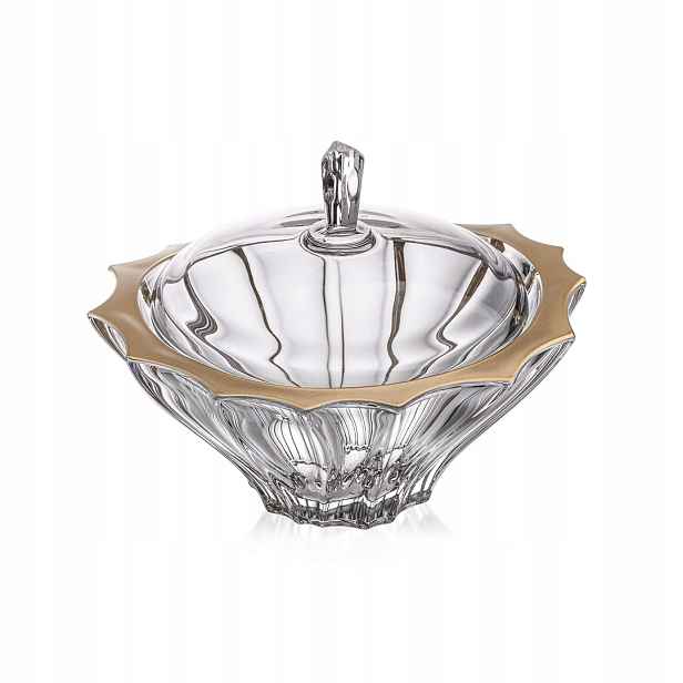 Bohemia Plantica Gold Rim Bomboniera 220 MM